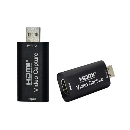 CAPTURADORA DE VIDEO ONEWAY USB HDMI 4K BLACK