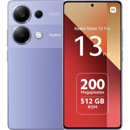 SMARTPHONE XIAOMI REDMI NOTE 13 PRO 6.67 12GB/512G/200MP/NFC/4G PURPLE