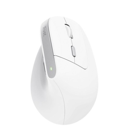 RATON TRUST BAYO II ERGONOMICO ECO 2400 DPI WIRELESS RECARGABLE WHITE