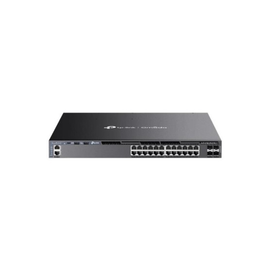 SWITCH TP-LINK OMADA L3 24 PUERTOS GIGABIT + 4 SFP+ 10G STACKABLE