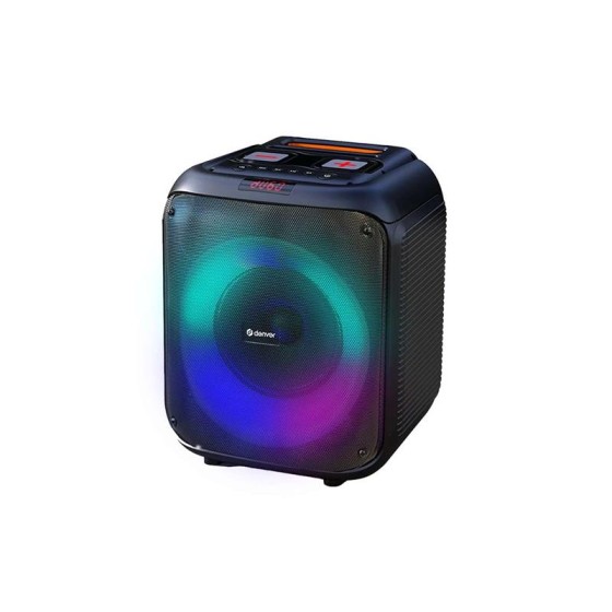 ALTAVOZ DENVER BPS-250 BLUETOOTH 400W MICROSD USB AUX RGB BLACK