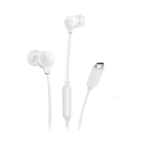 AURICULARES MOTOROLA 3C-S EARBUDS IN EAR USB-C WHITE