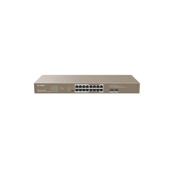 SWITCH IP-COM 16 PUERTOS GIGABIT 16 POE RACK