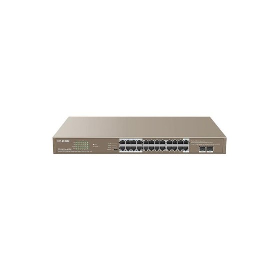 SWITCH IP-COM 24 PUERTOS GIGABIT POE 2 SFP RACK