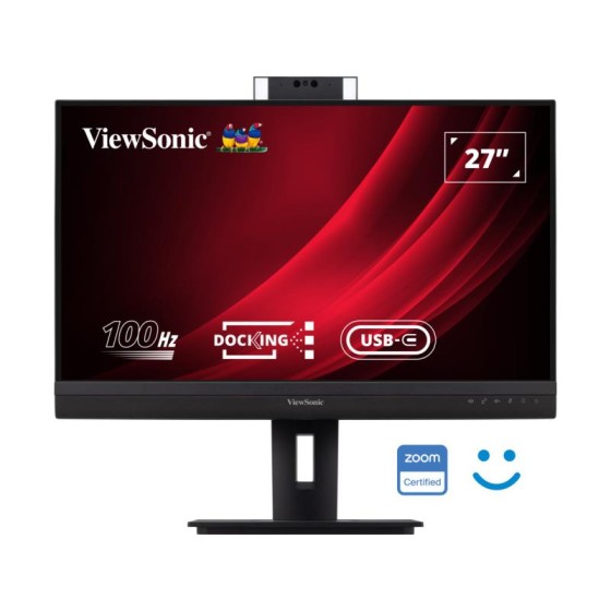 MONITOR VIEWSONIC 27 IPS 100HZ 2K QHD MULT ERGO WEBCAM HDMI DP USB-C/PD 5Y