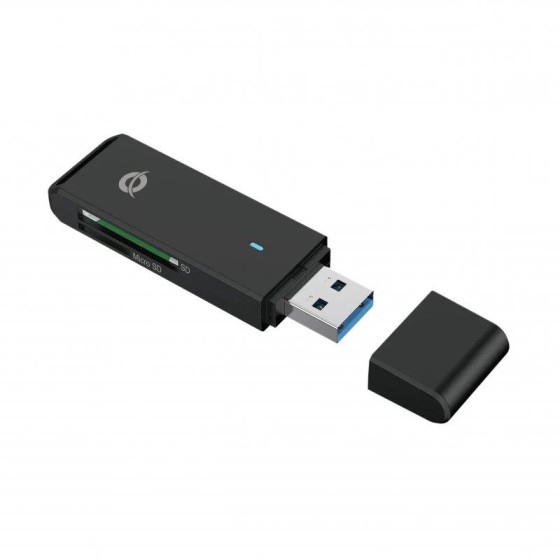 LECTOR DE TARJETAS EXTERNO CONCEPTRONIC USB-C/USB PARA SD SDHC SDXC