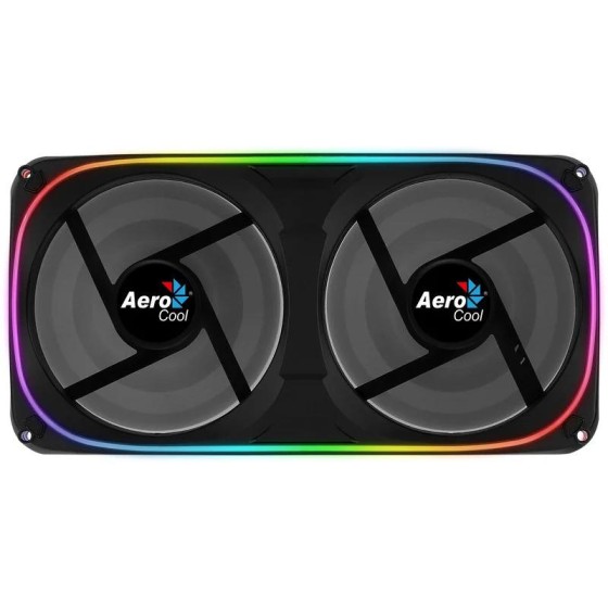 VENTILADOR AEROCOOL ASTRO ARGB DUAL 240MM ( X2 120MM)