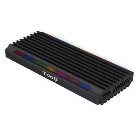 CAJA EXTERNA TOOQ SSD M2 NVME USB-C RGB