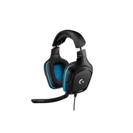 AURICULARES + MICROFONO LOGITECH GAMING G432 USB  DTS 7.1 BLACK/BLUE