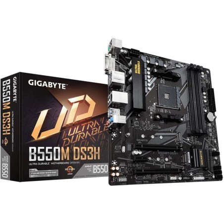 PLACA BASE GIGABYTE GA-B550M-DS3H AMD HDMI + DVI