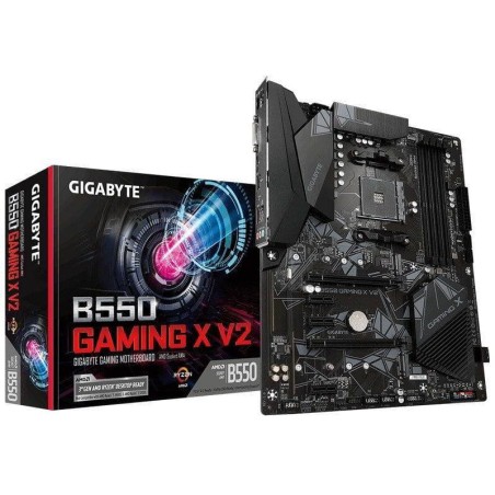 PLACA BASE GIGABYTE GA-B550M-GAMING X V2 AM4 AMD ATX 4XDDR4 HDMI + DVI