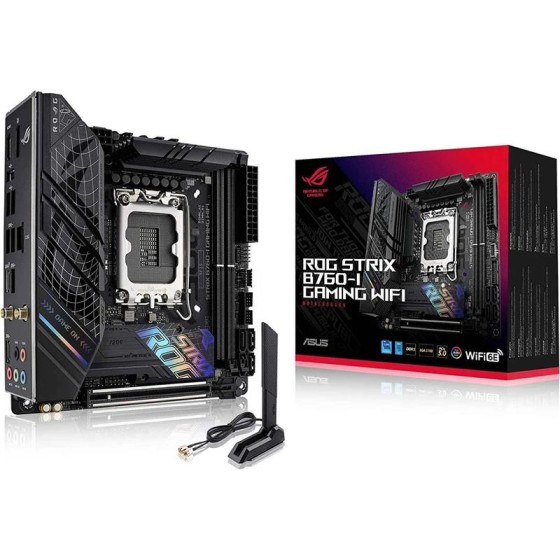 PLACA BASE ASUS ROG STRIX B760-I WIFI MINI ITX 2XDDR5 HDMI + DP