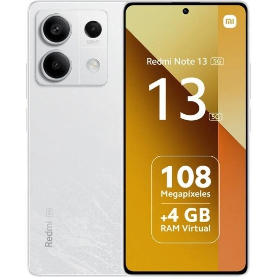 SMARTPHONE XIAOMI REDMI NOTE 13 6.67 FHD+ 6GB/128GB/108MP/NFC/5G WHITE