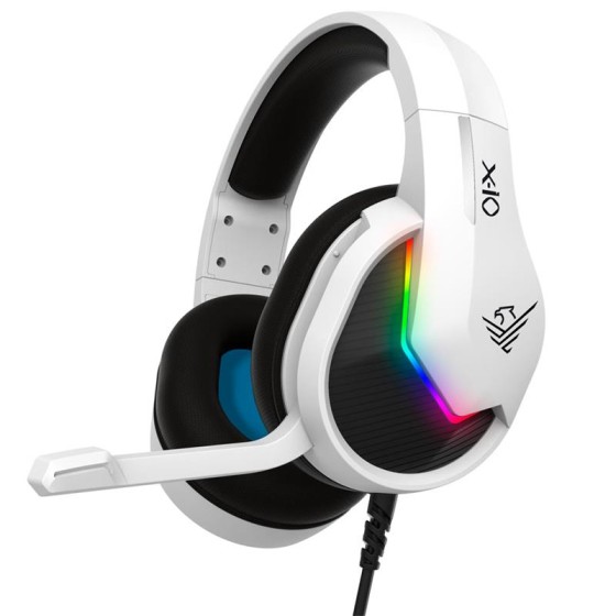 AURICULARES + MICROFONO PHOENIX X-IO GAMING RGB WHITE