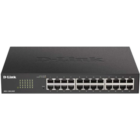 SWITCH D-LINK GIGABIT 24 PUERTOS EASYSMART GESTIONABLE