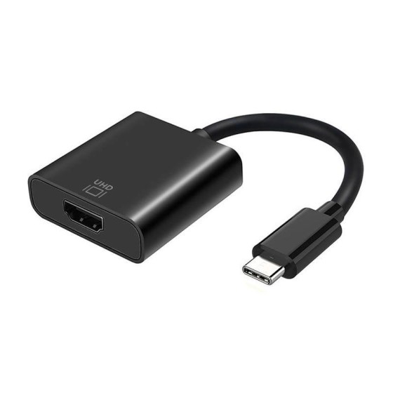 ADAPTADOR AISENS USB-C - HDMI 15CM BLACK