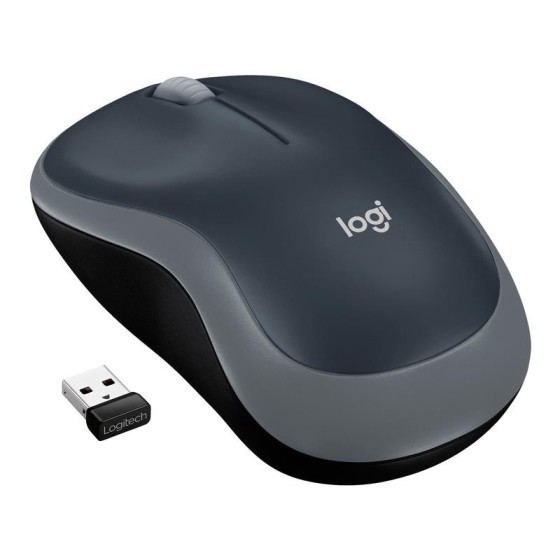 RATON LOGITECH M185 WIRELESS 1000DPI GREY