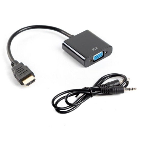 CABLE CONVERSOR LANBERG HDMI A SVGA MINI JACK BLACK