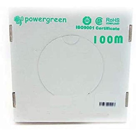 CABLE DE RED BOBINA CAT.6 FTP 100M POWERGREEN GREY