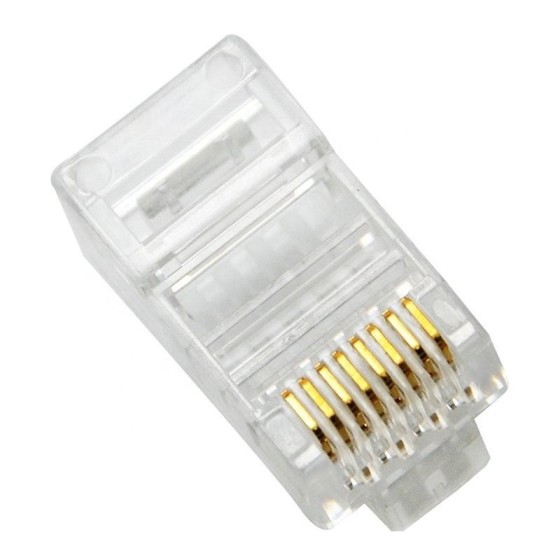 CONECTOR BOLSA 100UD RJ45 VENTION MACHO CAT6 UTP