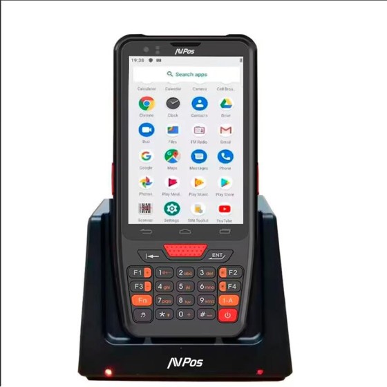 CAPTURADOR PDA AVPOS DC45 4 OCTA/4GB/64GB/WIFI/BT/NFC/2D/4G/KEYB ANDROID