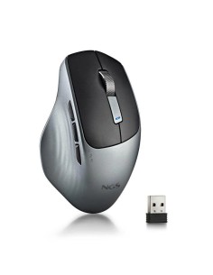 RATON NGS LUSH-RB ERGONOMICO WIRELESS RECARGABLE 1600 DPI BLACK