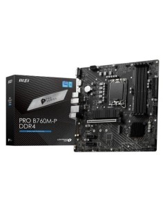 PLACA BASE MSI PRO B760M-P MATX 4XDDR5 VGA + HDMI + DP