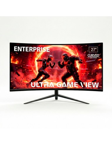 MONITOR ENTERPRISE ULTRAGAME-VIEW 27 CURVO 200HZ 2 X HDMI + 2 X DISPLAYPORT MULTIMEDIA VESA 3YR GAR