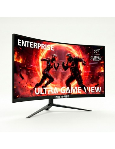 MONITOR ENTERPRISE ULTRAGAME-VIEW 27 CURVO 200HZ 2 X HDMI + 2 X DISPLAYPORT MULTIMEDIA VESA 3YR GAR