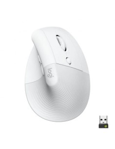 RATON LOGITECH LIFT VERTICAL WIRELESS ERGONOMIC 4000DPI 6 BOTONES WHITE