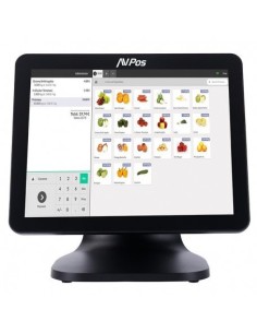 TPV AVPOS K5000 PLUS 15 ALUMINIO INTEL I7/8GB/128GB/LAN 1000/WIFI/MULTIM 3YR GAR/W11PRO 2