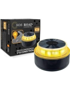 BALIZA EMERGENCIA COCHE CONNECTED V16 HOMOLOGADO DGT 3.0 GPS