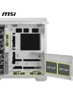 CAJA ORDENADOR GAMING MSI MAG PANO 100R PZ MATX RGB WHITE 2