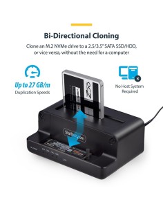 CLONADOR STARTECH NVME M2 - SATA 2.5/3.5 2