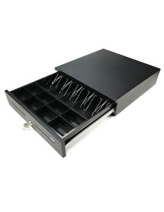 CAJON PORTAMONEDAS AVPOS U285 41CM ACERO ALTA RESISTENCIA BANDEJA EXTRAIBLE 2