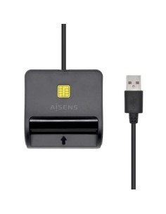 LECTOR DE TARJETAS DNI AISENS DNI + SIM/MICROSD USB BLACK