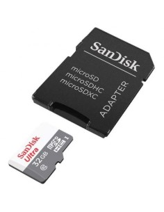MEMORIA MICRO SD 32GB SANDISK ULTRA HC C10 + ADAPTADOR SD 2