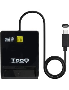 LECTOR DE TARJETAS DNIE TOOQ TQR-211 DNI USB-C BLACK 2