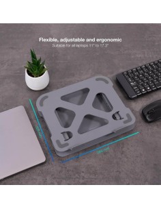 SOPORTE ELEVADOR TOOQ PARA PORTATILES HASTA 17.3 2