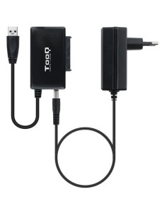 ADAPTADOR USB 3.0 USB-A TOOQ DISCO DURO SATA 2.5/3.5 ALIMENTADOR BLACK 2