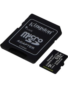 MEMORIA MICRO SD 512GB KINGSTON XC C10 + ADAPTADOR SD 2