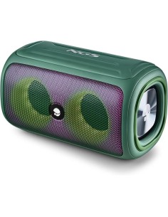 ALTAVOCES NGS ROLLER BEAST RGB PORTATIL WATERPROOF IPX5/BT/USB/AUX/FM GREEN 2
