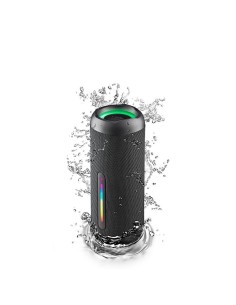 ALTAVOCES NGS ROLLER FURIA 2 RGB PORTATIL WATERPROOF IPX7/BT/USB/AUX BLACK