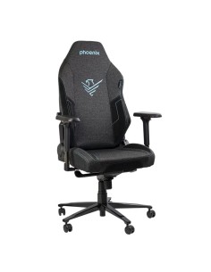 SILLA GAMING PHOENIX TELA MONARCH TALLA R BLACK/BLUE 2