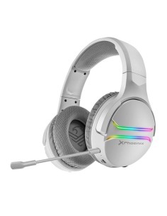 AURICULARES + MICROFONO PHOENIX GAMING WIRELESS 7.1 RGB WHITE
