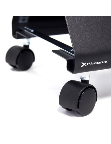 SOPORTE ORDENADOR CON RUEDAS PHOENIX BLACK