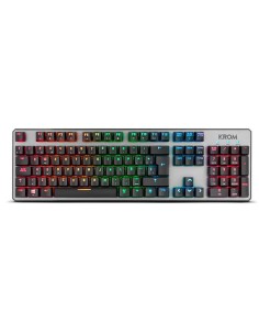TECLADO GAMING KROM KERNEL MECANICO USB RGB RETROILUMINADO