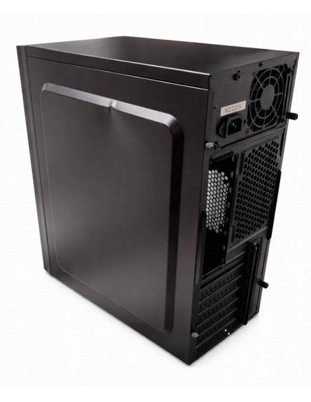 CAJA ORDENADOR NOX LITE 010 ATX DVD BLACK + FUENTE 500W ( CON DESPERFECTOS )