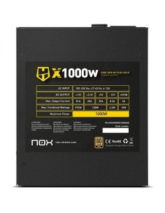 FUENTE DE ALIMENTACION NOX HUMMER X 1000W 80+ MODULAR GOLD 2