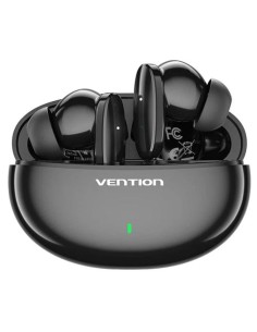 AURICULARES VENTION BLUETOOTH 5.3 TRUE WIRELESS 7 HORAS BLACK